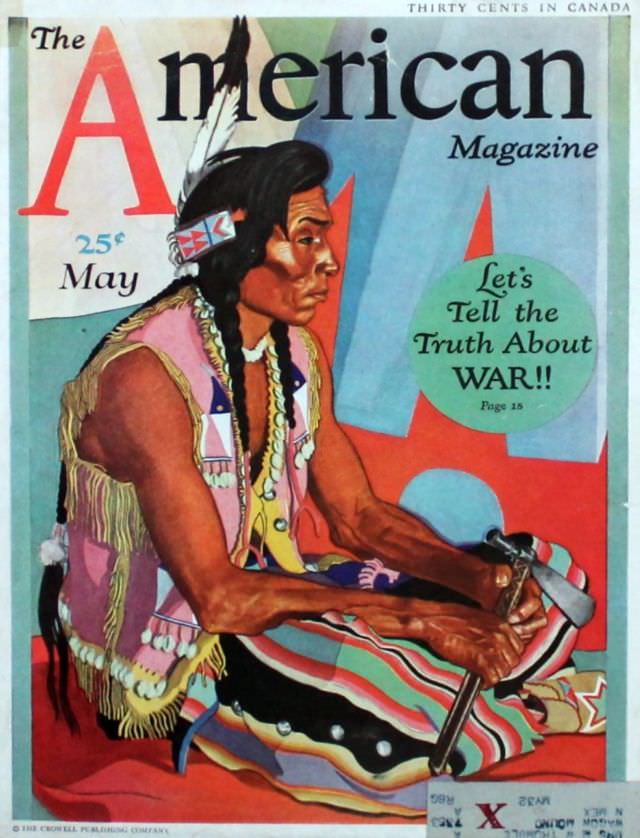 #8 The American Magazine cover, May 1932