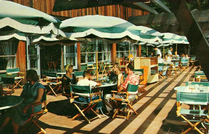 #42 Big Sur Lodge, Dining Patio, CA