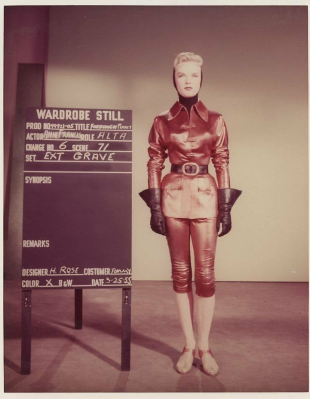 Anne Francis’s Iconic Wardrobe in ‘Forbidden Planet’ (1956) Movies