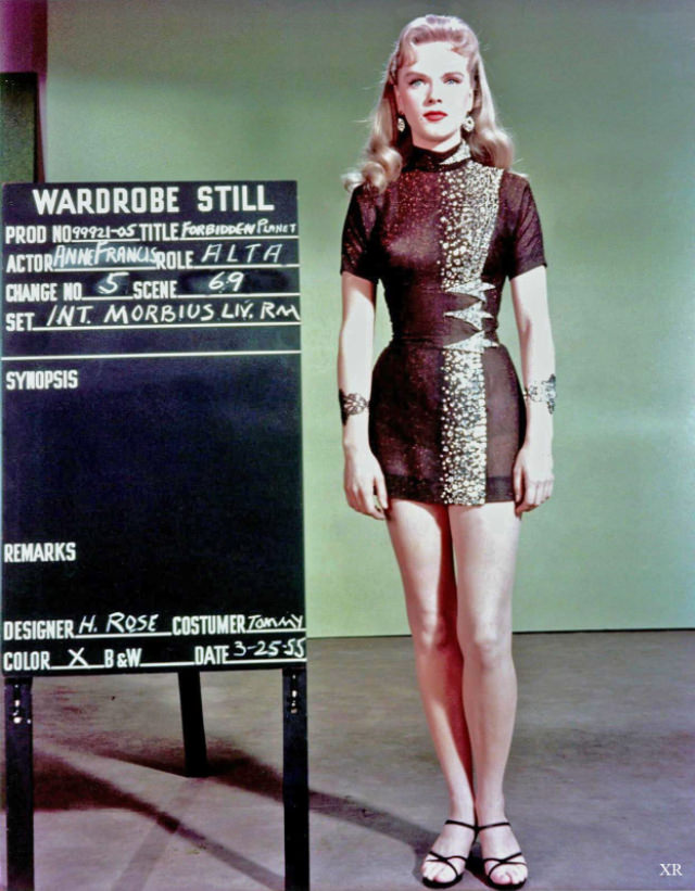 Anne Francis’s Iconic Wardrobe in ‘Forbidden Planet’ (1956) Movies