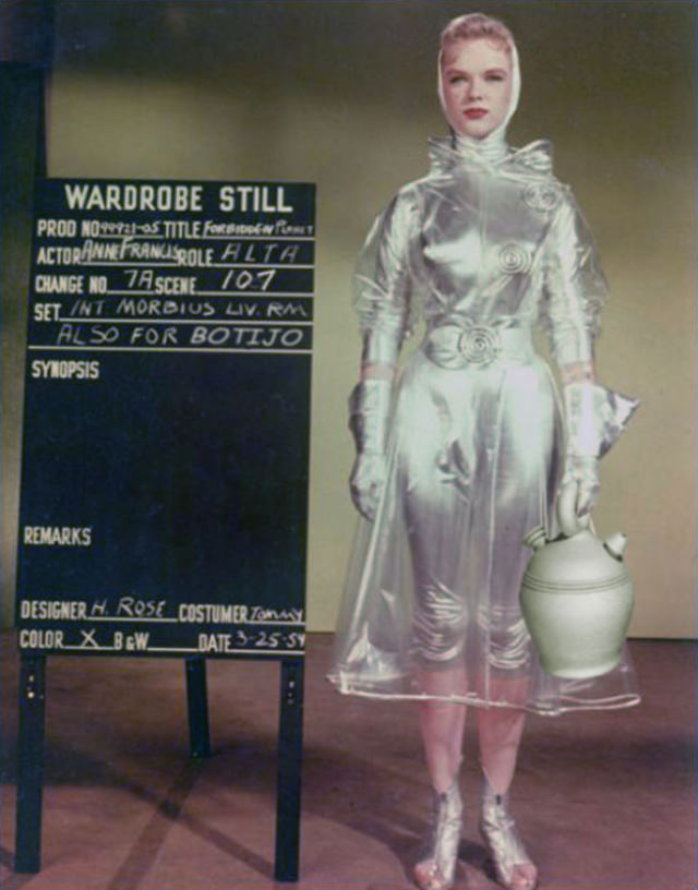 Anne Francis’s Iconic Wardrobe in ‘Forbidden Planet’ (1956) Movies