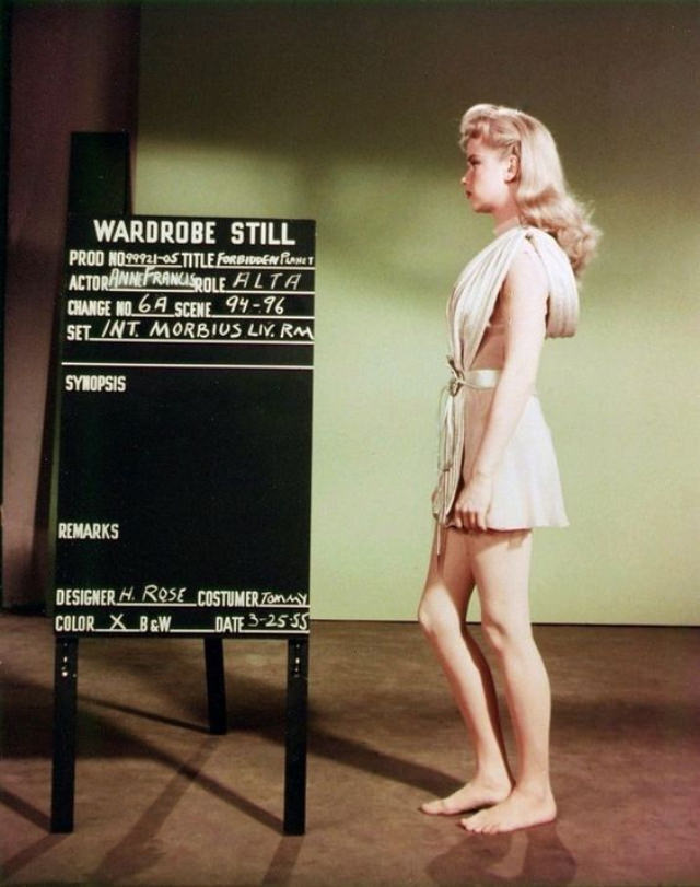 Anne Francis’s Iconic Wardrobe in ‘Forbidden Planet’ (1956) Movies