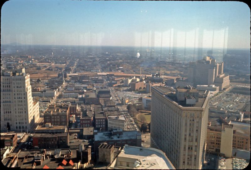 #15 View from the top of Peachtree, Atlanta, December 1961