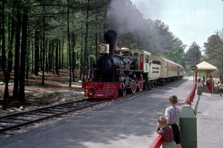 #18 Stone Mountain railroad, Atlanta, 1963