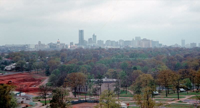 #22 Atlanta skyline and Grant Park, 1966