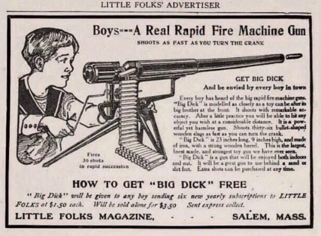 The ‘Big Dick’ Machine Gun Toy: A Blast from the Past Weird