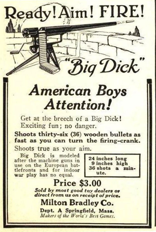 The ‘Big Dick’ Machine Gun Toy: A Blast from the Past Weird