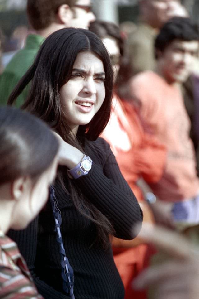 #15 Faces in the crowd, Columbus Day parade, Boston, Massachusetts, 1971