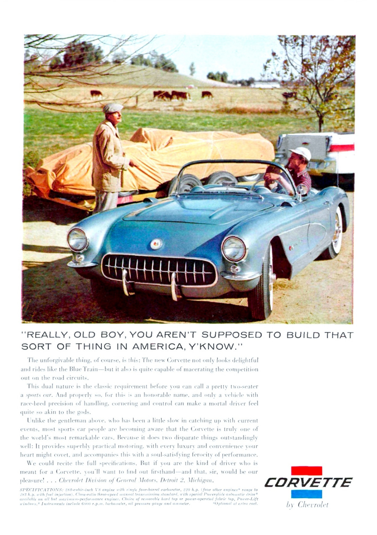 Vintage Ads for the Chevrolet Corvette (C1) From the 1950s Vehicles &; Transportation
