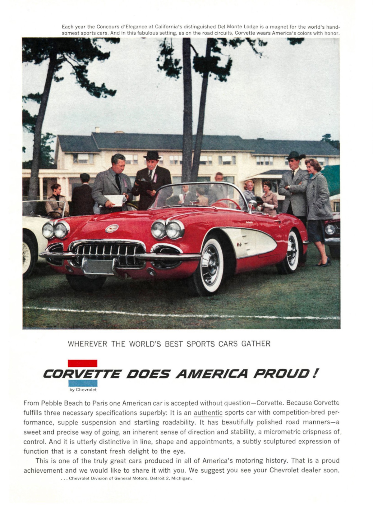 Vintage Ads for the Chevrolet Corvette (C1) From the 1950s Vehicles &; Transportation