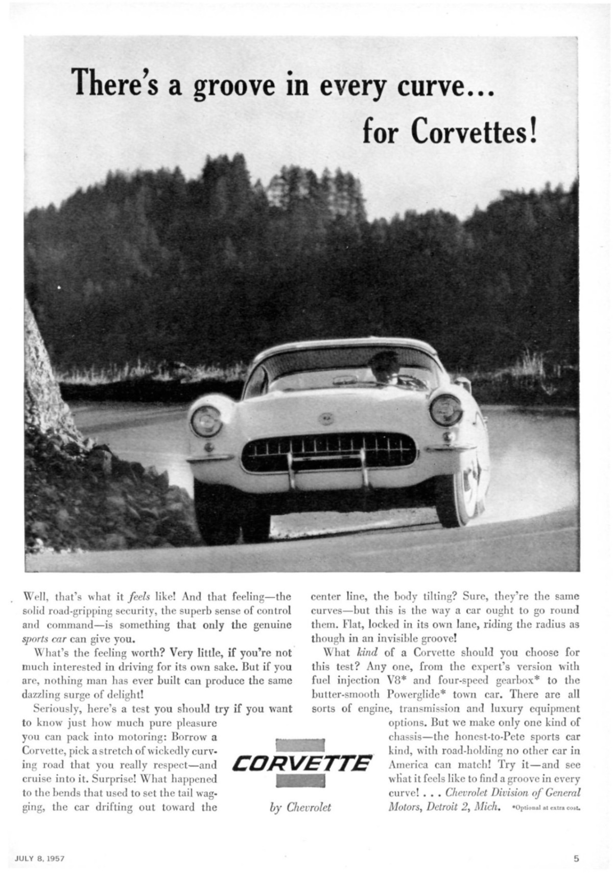 Vintage Ads for the Chevrolet Corvette (C1) From the 1950s Vehicles &; Transportation