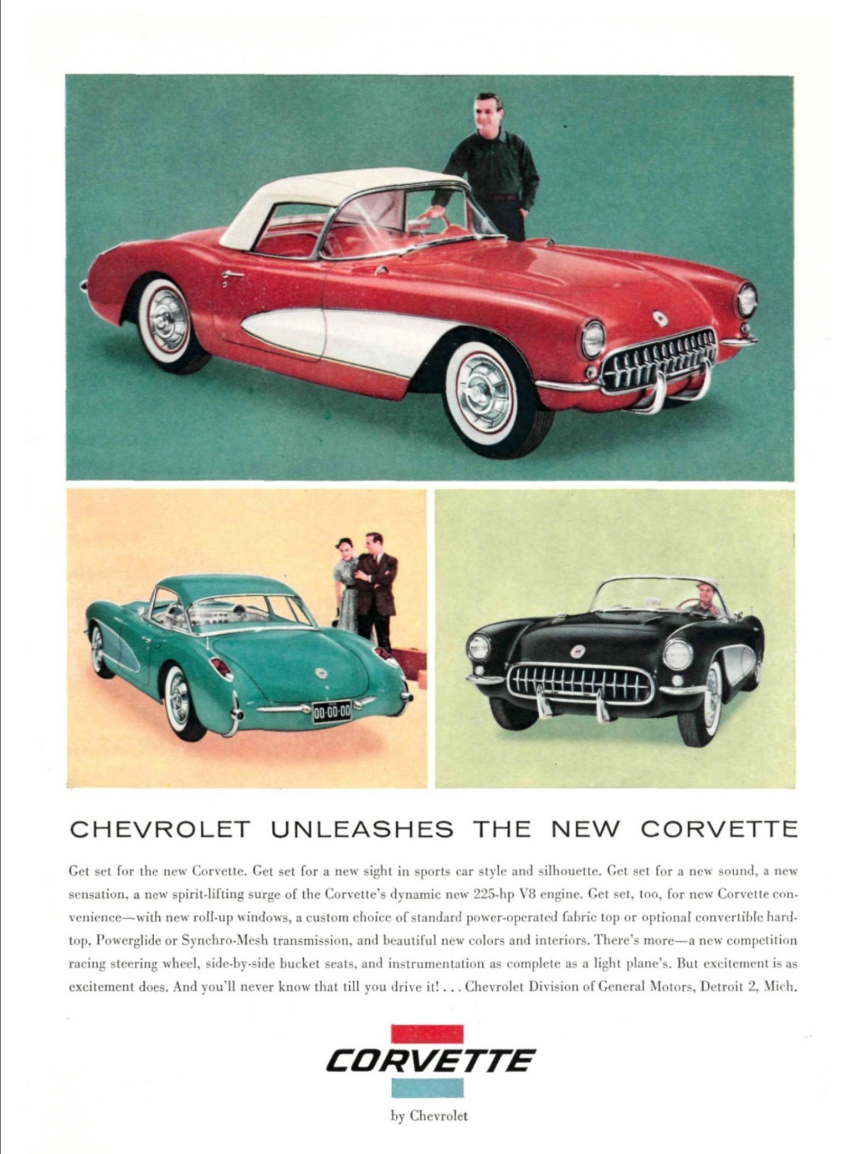 Vintage Ads for the Chevrolet Corvette (C1) From the 1950s Vehicles &; Transportation