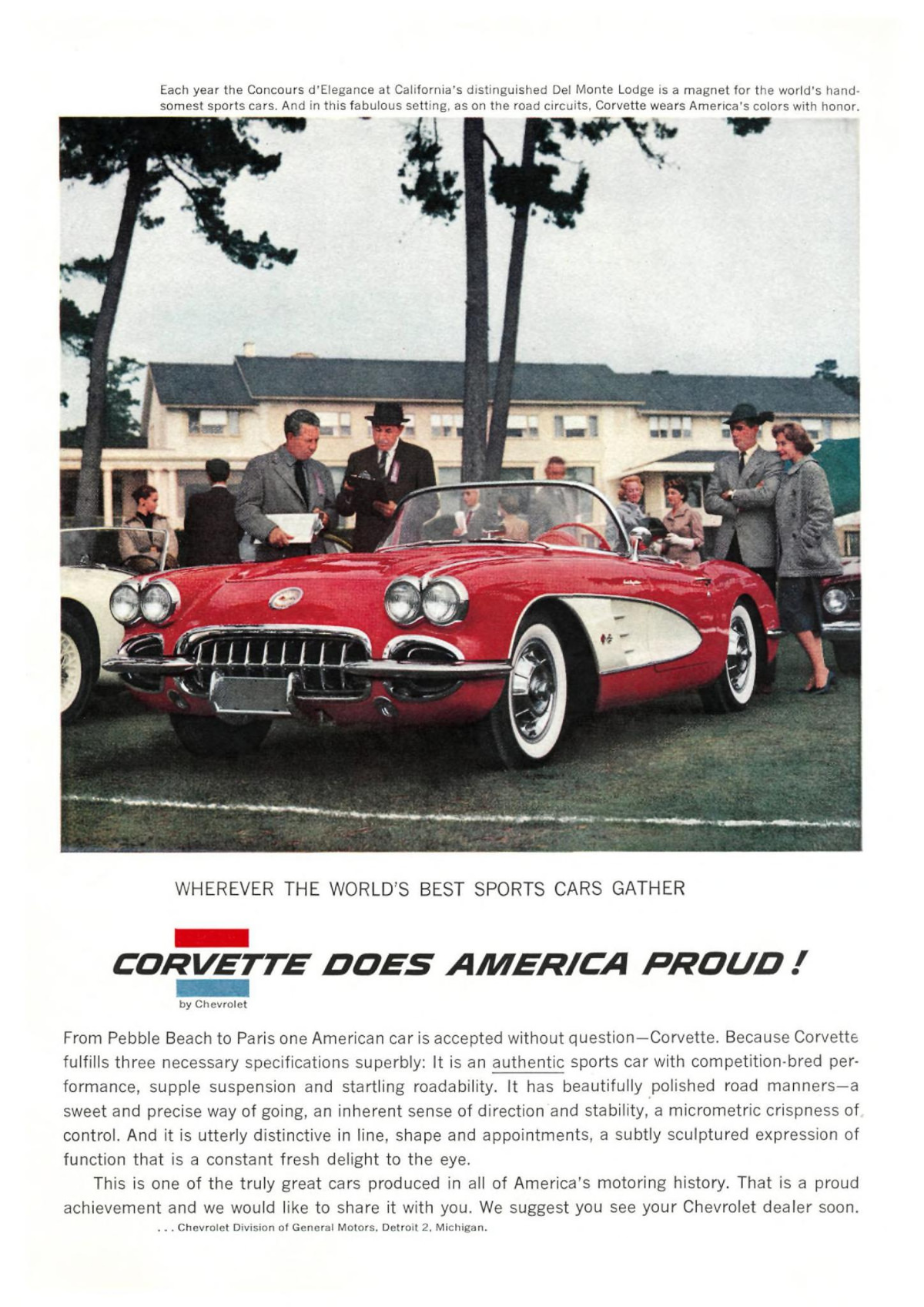 Vintage Ads for the Chevrolet Corvette (C1) From the 1950s Vehicles &; Transportation