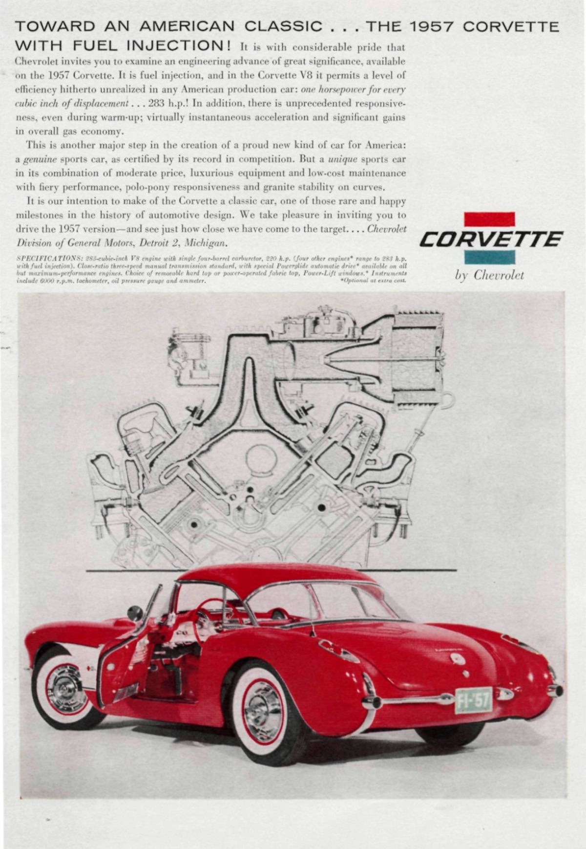 Vintage Ads for the Chevrolet Corvette (C1) From the 1950s Vehicles &; Transportation