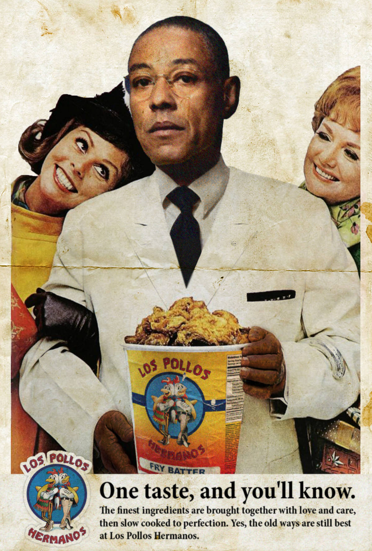 Vintage Meets Modern: French Artist David Redon Transforms Classic American Ads with Pop Icons Vint