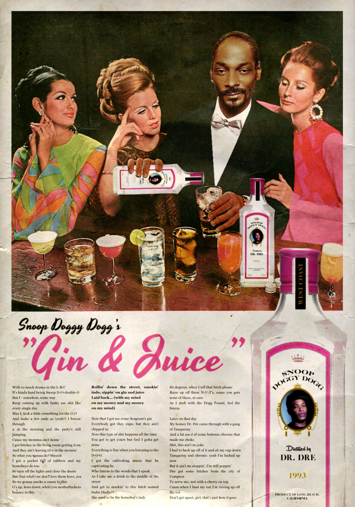 Vintage Meets Modern: French Artist David Redon Transforms Classic American Ads with Pop Icons Vint