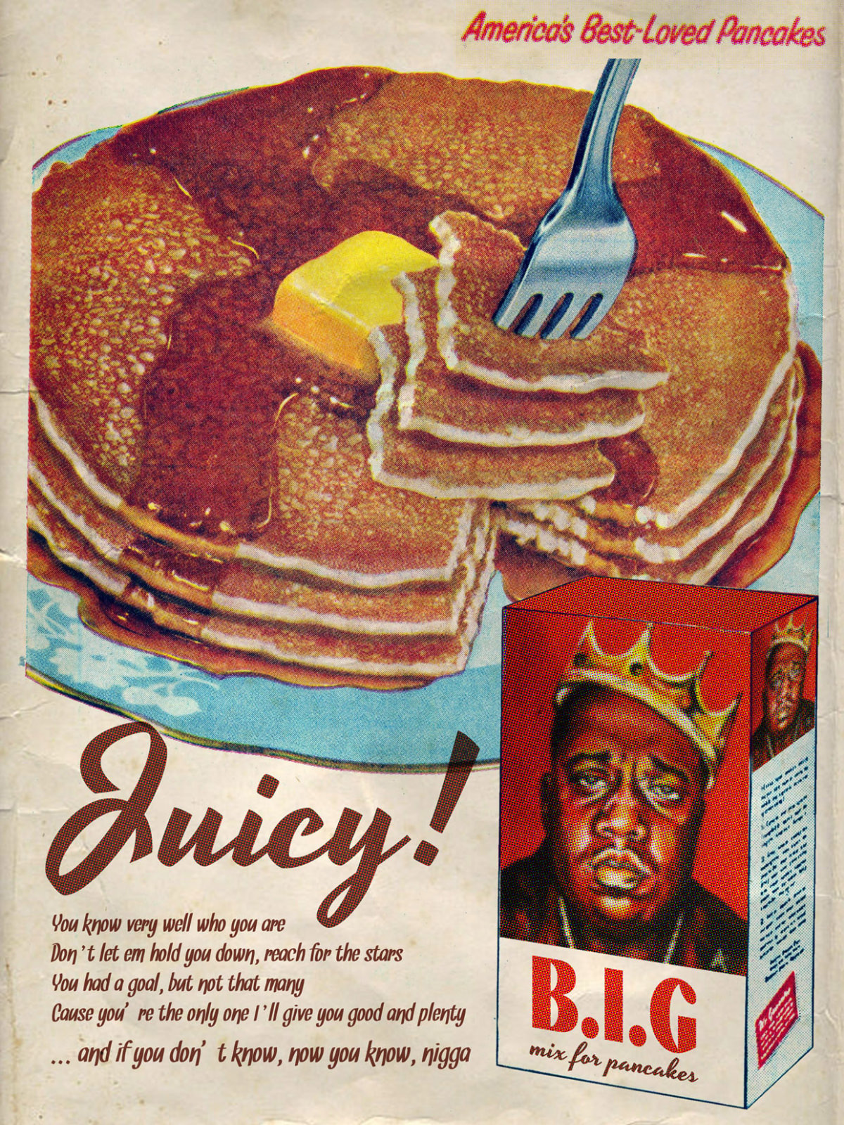 Vintage Meets Modern: French Artist David Redon Transforms Classic American Ads with Pop Icons Vint