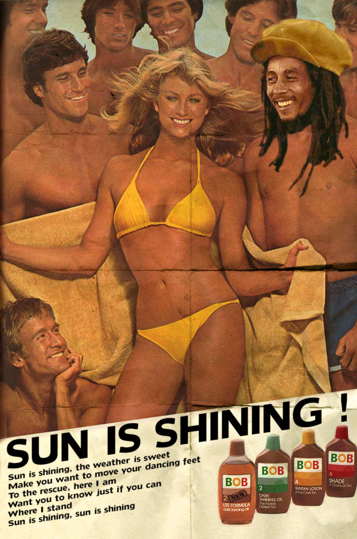 Vintage Meets Modern: French Artist David Redon Transforms Classic American Ads with Pop Icons Vinta