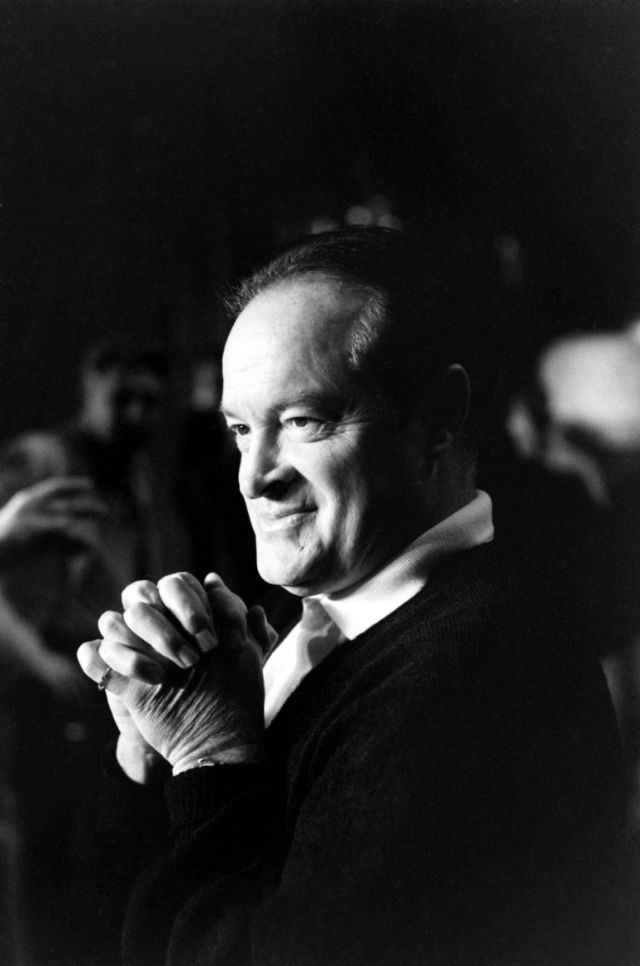 #2 Bob Hope during the rehearsals for the 1958 Academy Awards.