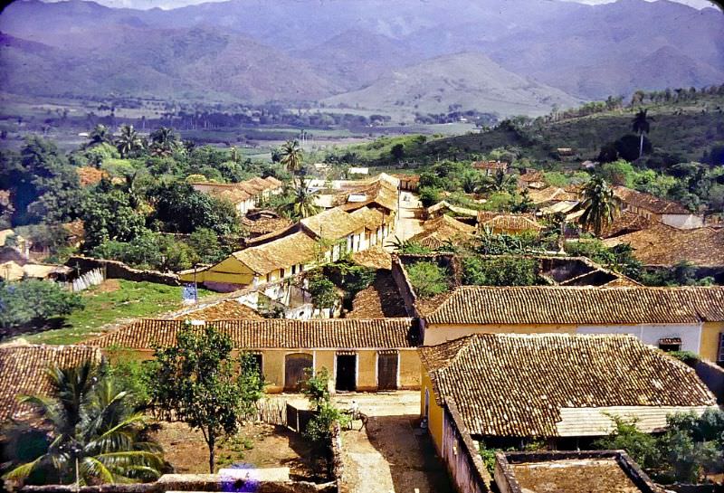 #4 A village in Cuba with tile roofs, 1950