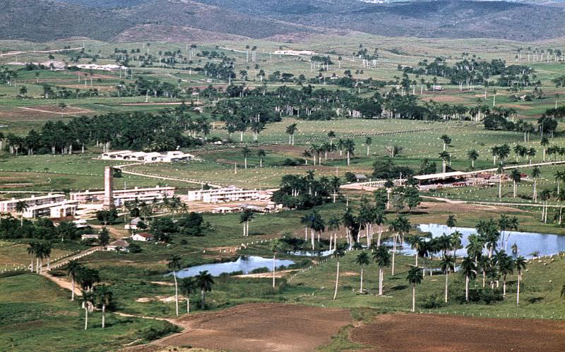 #19 Area with a processing agricultural products plant and workers’ housing, Cuba, 1976