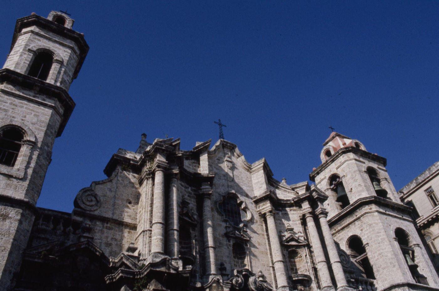 #63 Cathedral Square in Old Havana, featured in ‘Closeup: Cuba – The Castro Generation’, Havana, Cuba, 1977.
