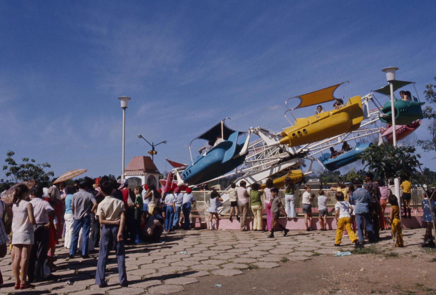 #64 Japanese Amusement park in Lenin Park, featured in ‘Closeup: Cuba – The Castro Generation’, Havana, Cuba, 1977.