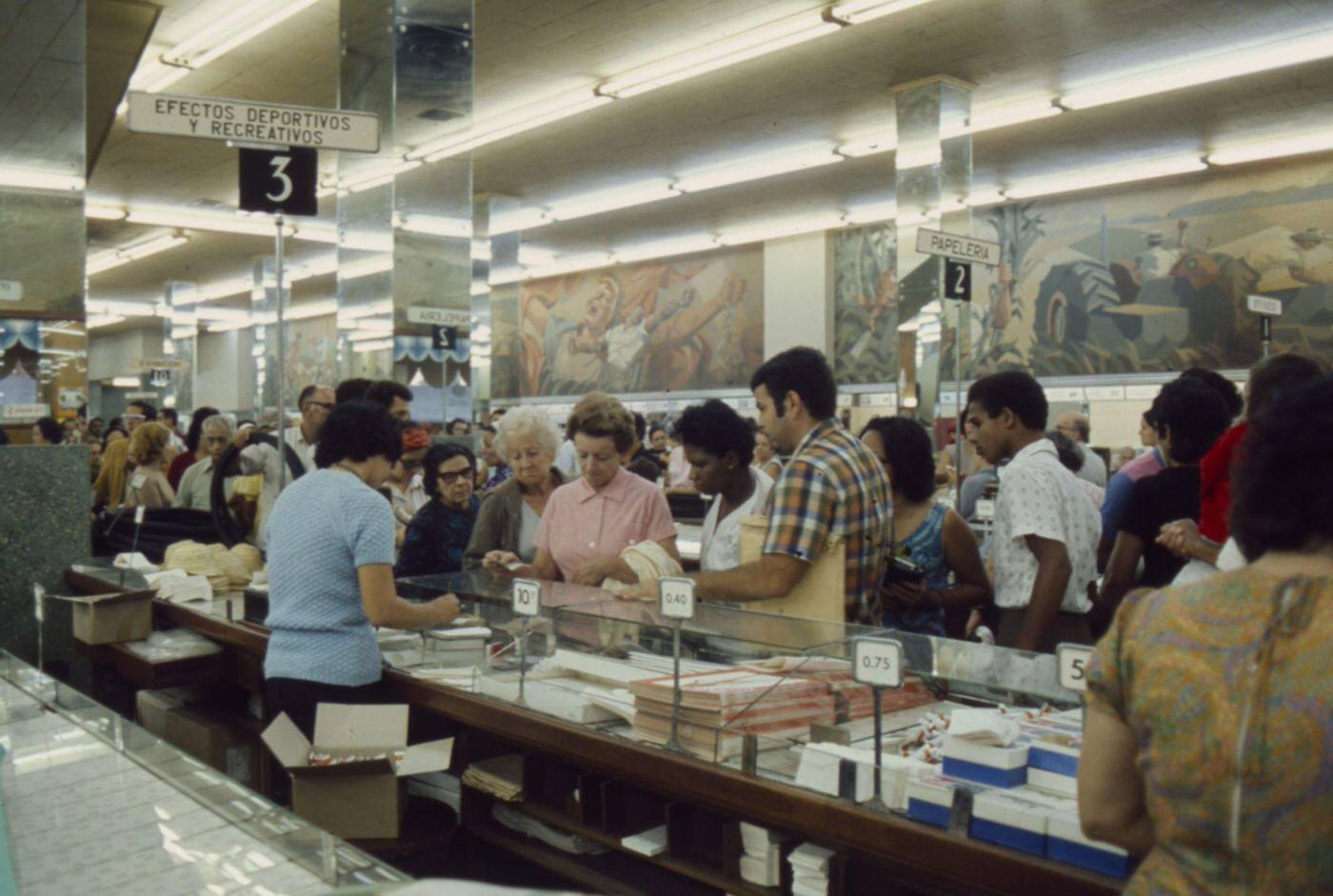 #2 Galiano department store, featured in ‘Closeup: Cuba – The Castro Generation’, Havana, Cuba, 1977.