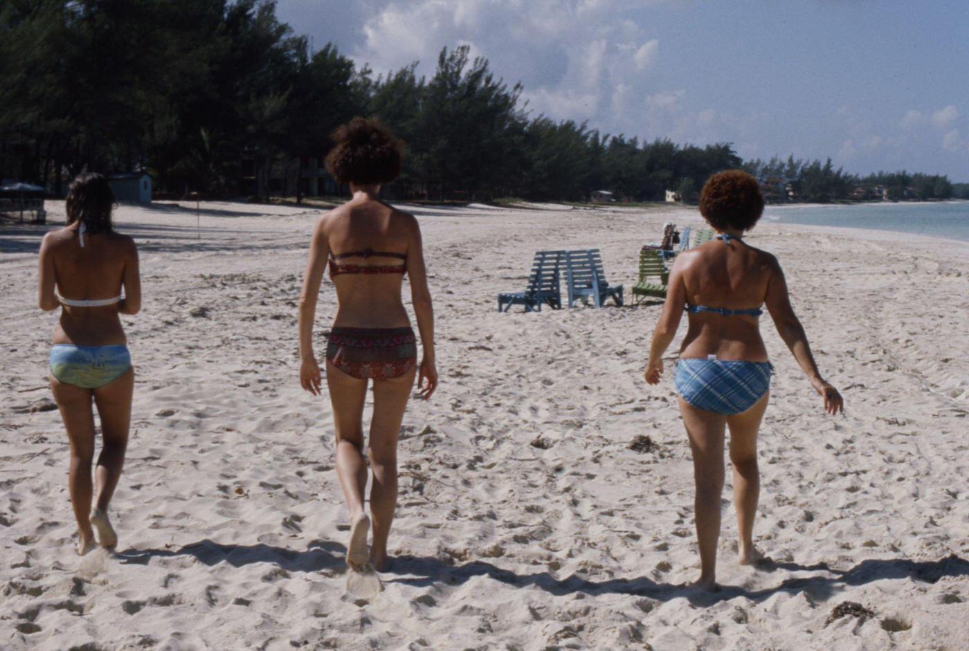 #74 Women on Varadero Beach, featured in ‘Closeup: Cuba – The Castro Generation’, Havana, Cuba, 1977.