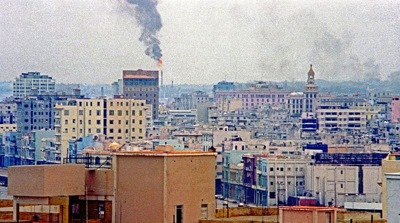 #25 Havana’s smoggy skyline, Havana, 1981