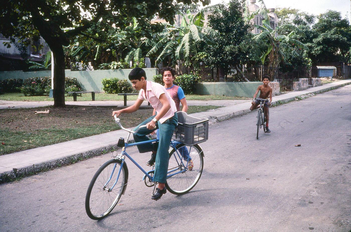 #95 Boys in Miramar, Havana, Cuba, 1983.
