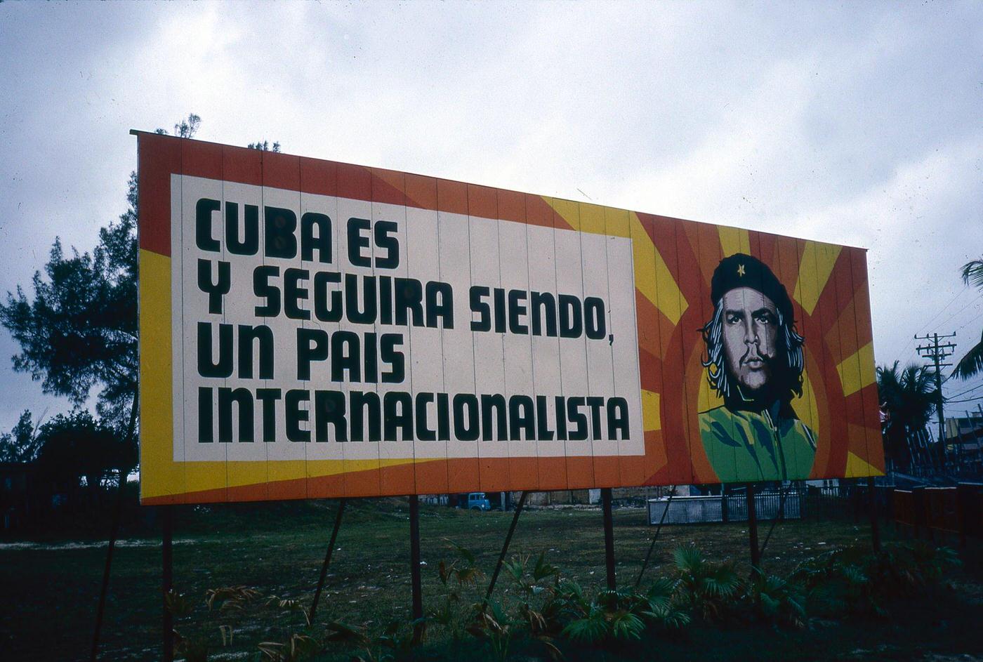 #99 Che On A Billboard, Havana, Cuba, 1983.