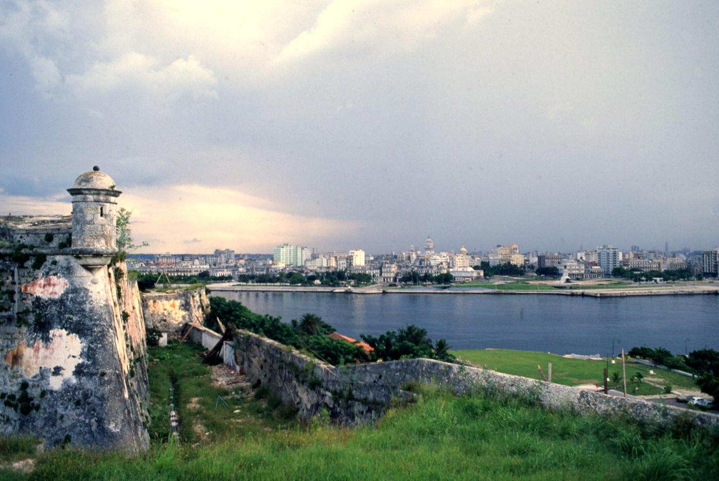 #60 The El Morro fortress overlooking Havana harbor, Cuba, 1991.