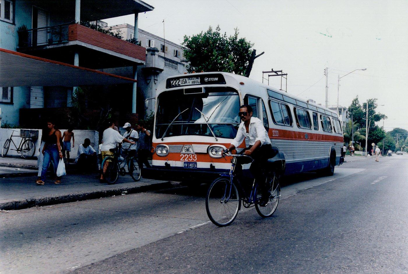 #81 Ex-Montreal bus on the streets of Havana, Cuba.
