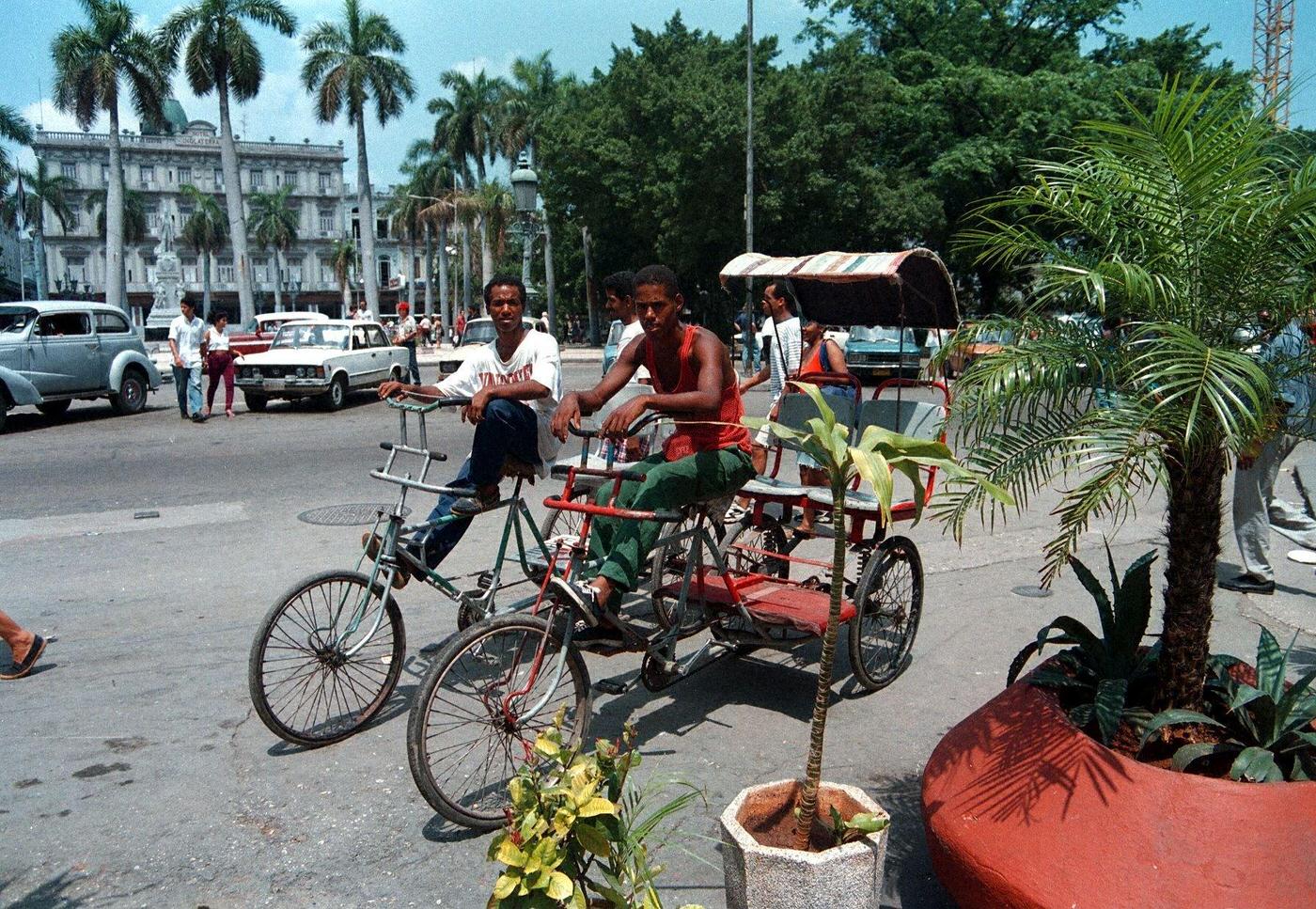 #87 Bicycle rickshaws in Havana, Cuba.