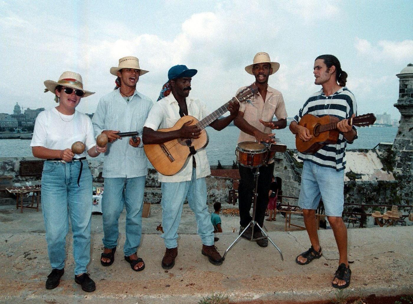 #89 “El Moro” and street musicians in Havana, Cuba.