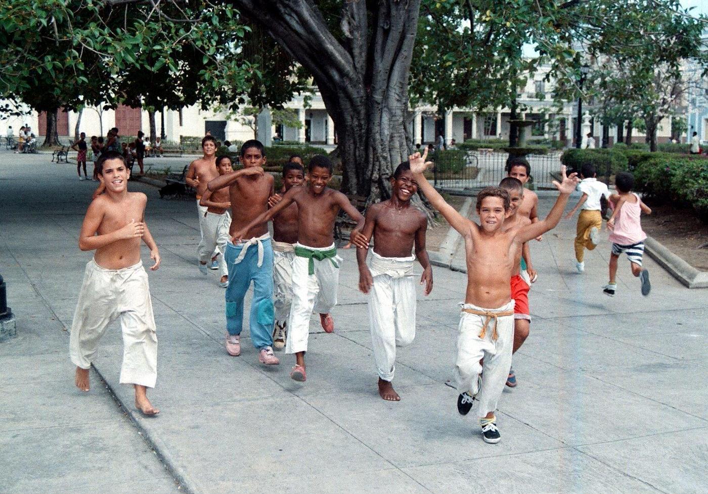 #90 Street children in Cienfuegos, Cuba.