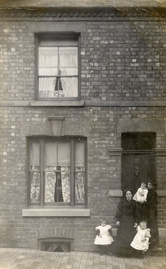 #44 With the little ones outside the front door