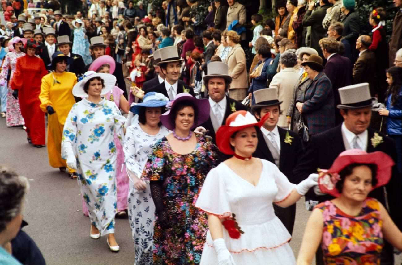 #17 Flora Day, Helston, Cornwall, 1973