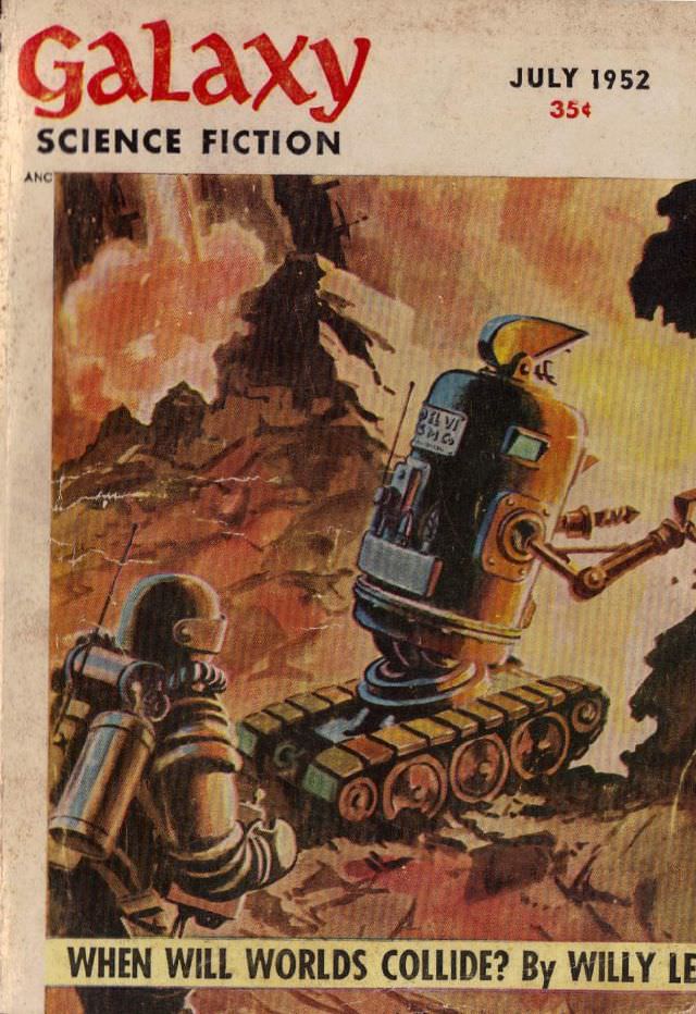 #16 Galaxy Science Fiction cover, July 1952