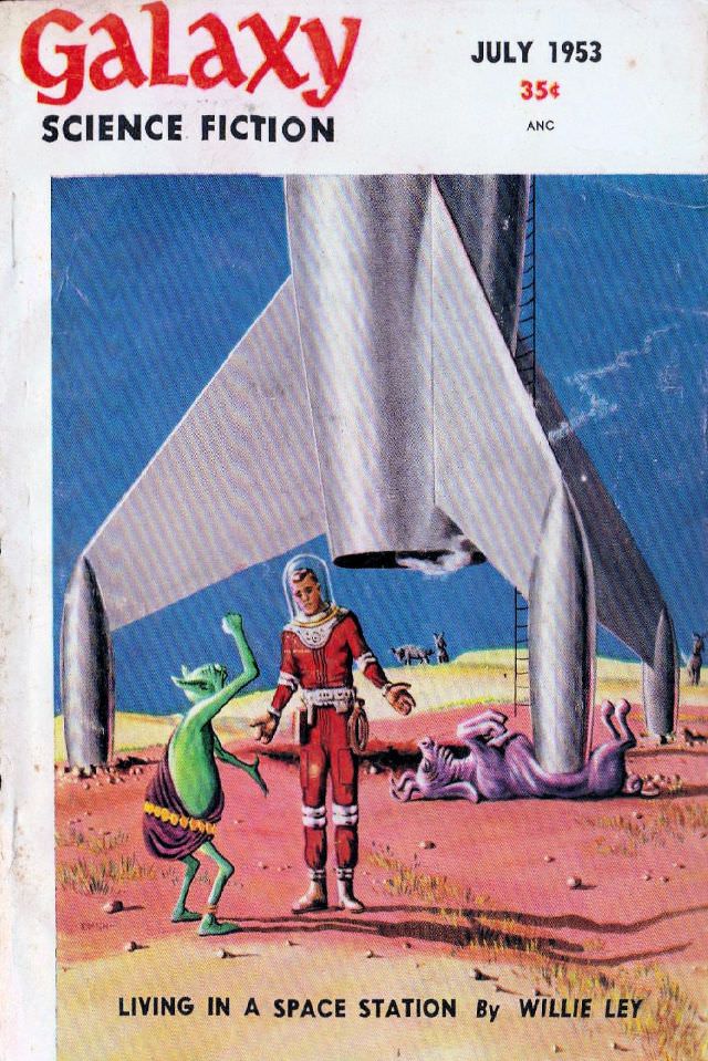 #7 Galaxy Science Fiction cover, July 1953