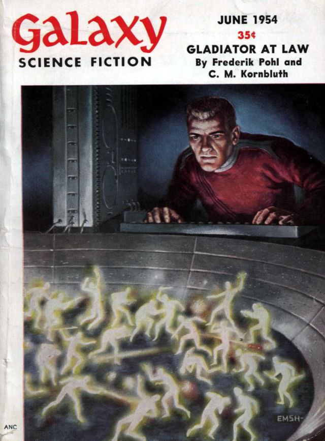 #21 Galaxy Science Fiction cover, June 1954