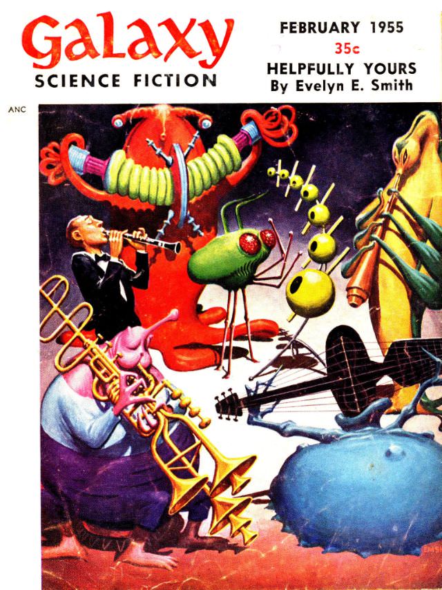 #25 Galaxy Science Fiction cover, February 1955