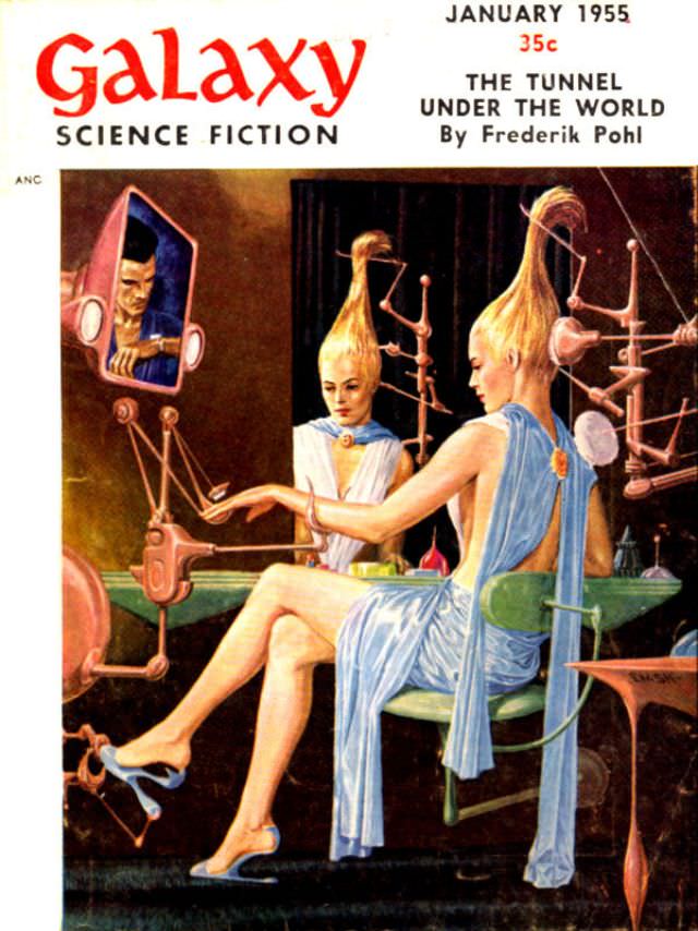 #26 Galaxy Science Fiction cover, January 1955