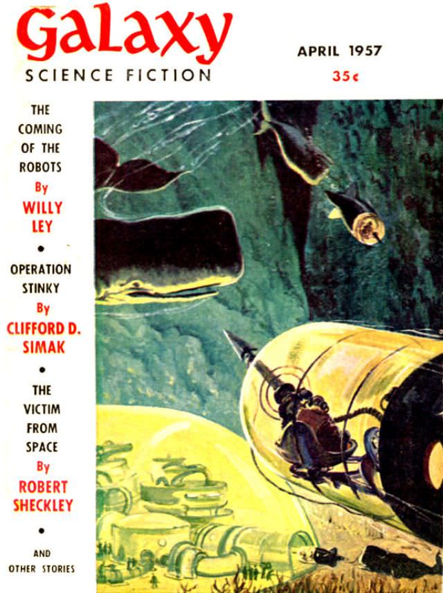 #33 Galaxy Science Fiction cover, April 1957