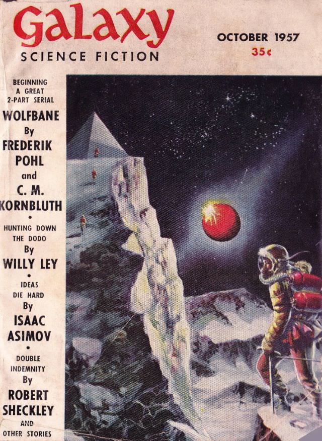 #36 Galaxy Science Fiction cover, October 1957