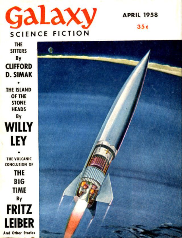 #37 Galaxy Science Fiction cover, April 1958