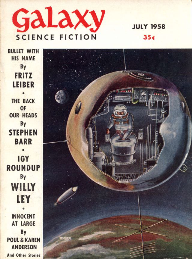 #38 Galaxy Science Fiction cover, July 1958