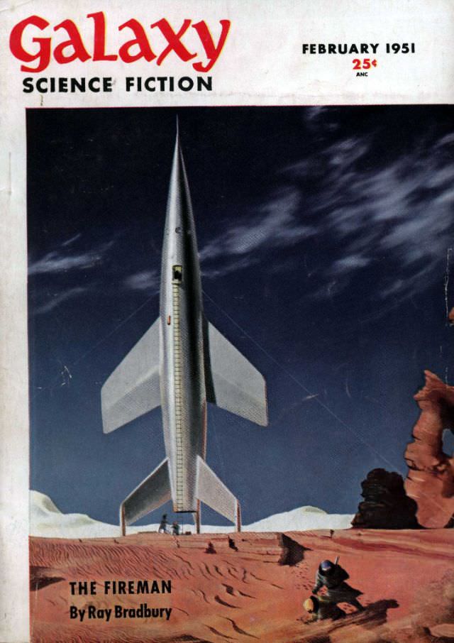 #3 Galaxy Science Fiction cover, February 1951