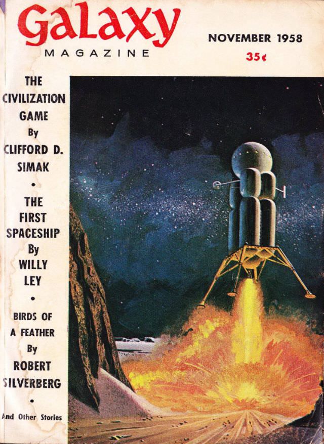 #40 Galaxy Science Fiction cover, November 1958